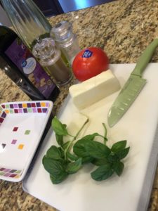 Caprese ingredients