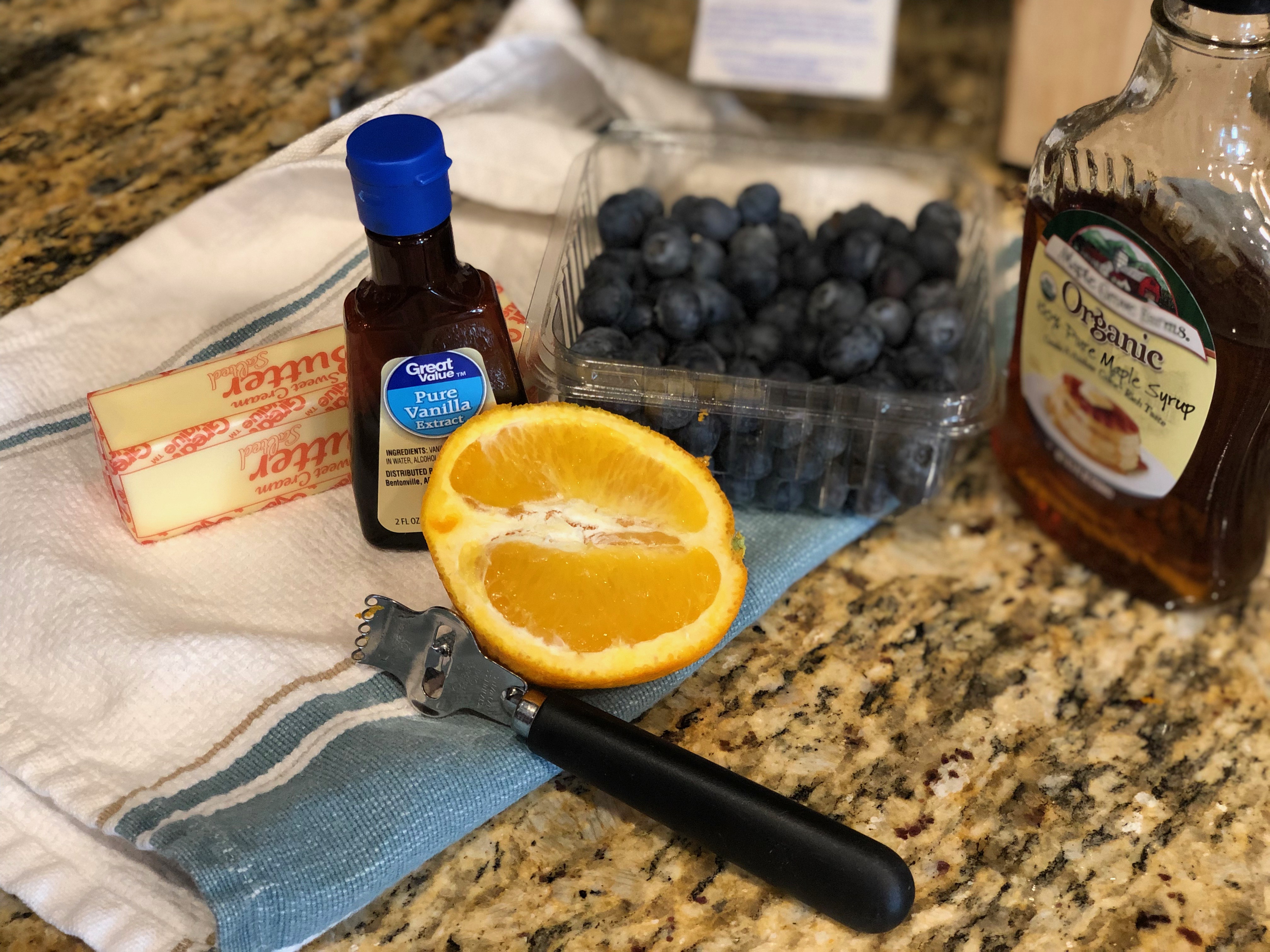 Blueberry Maple Compote ingredients